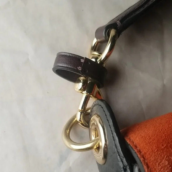 Coach Red and Brown Crossbody Bag - Picture 9 of 13